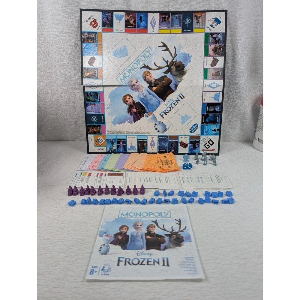 Hasbro - Monopoly: Disney Frozen 2 - Board Game - 2-6 players